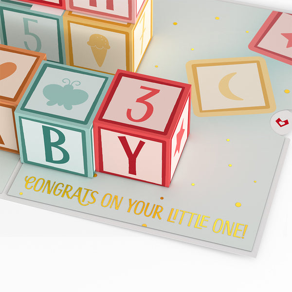 I Love Pop Oh Baby Congrats Pop-Up Card