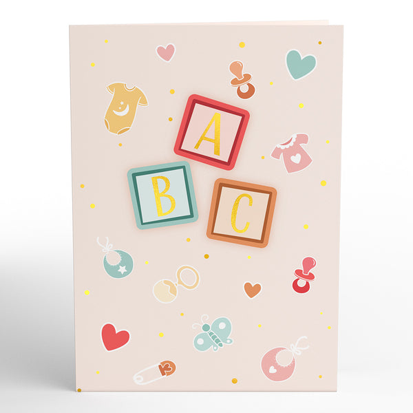 I Love Pop Oh Baby Congrats Pop-Up Card