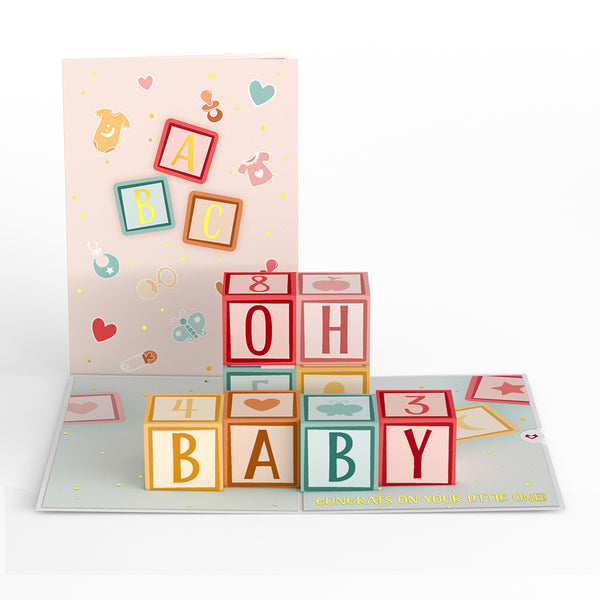 i love pop Oh Baby Congrats Pop-Up Card