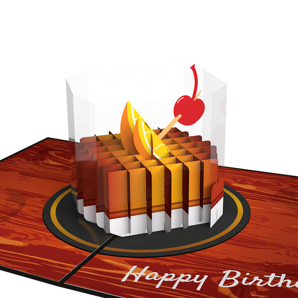 I Love Pop Old Fashioned Birthday Pop-Up Card