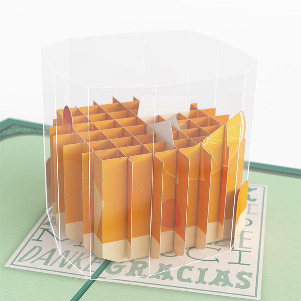 I Love Pop Old Fashioned Thank You Pop-Up Card