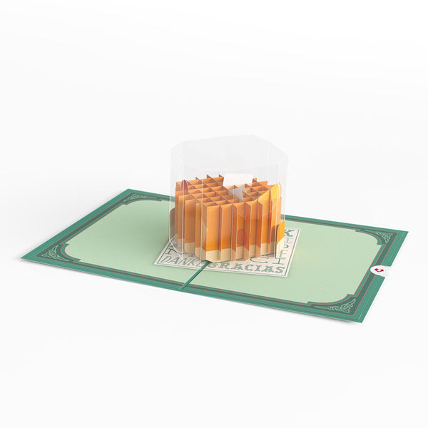 I Love Pop Old Fashioned Thank You Pop-Up Card