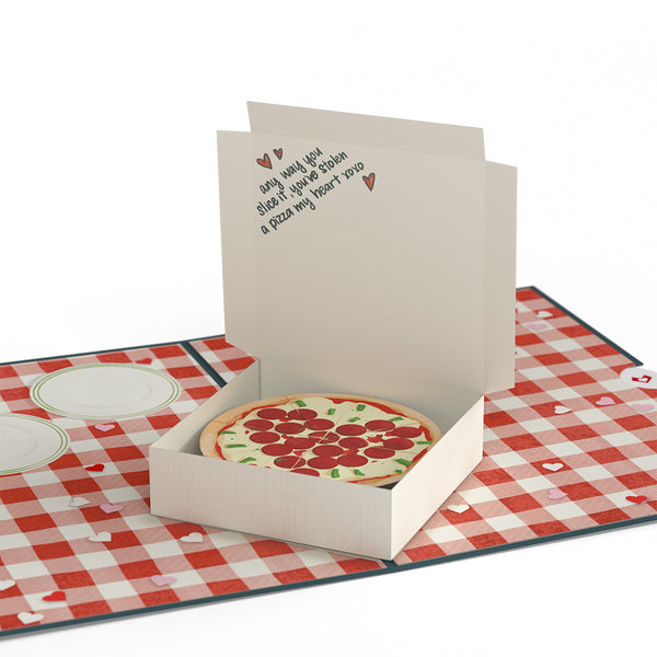 I Love Pop Pizza Love Pop-Up Card