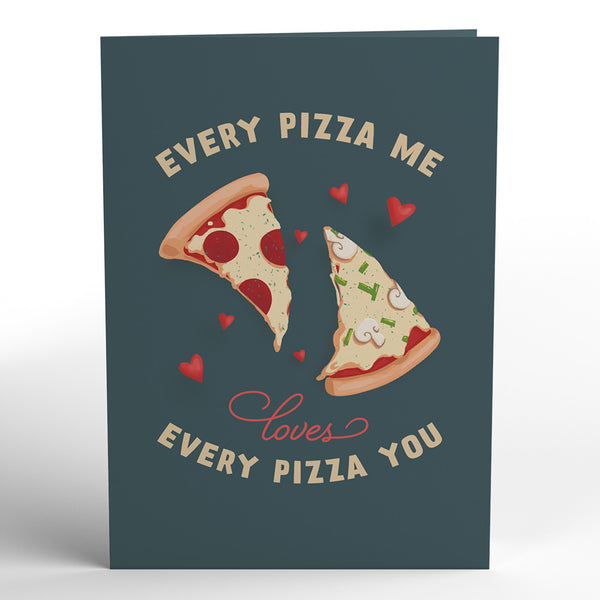 I Love Pop Pizza Love Pop-Up Card
