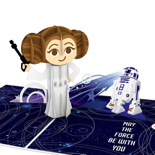 I Love Pop Princess Leia™ Birthday Pop-Up Card