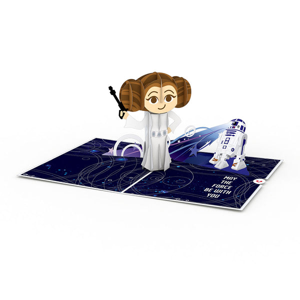 I Love Pop Princess Leia™ Birthday Pop-Up Card