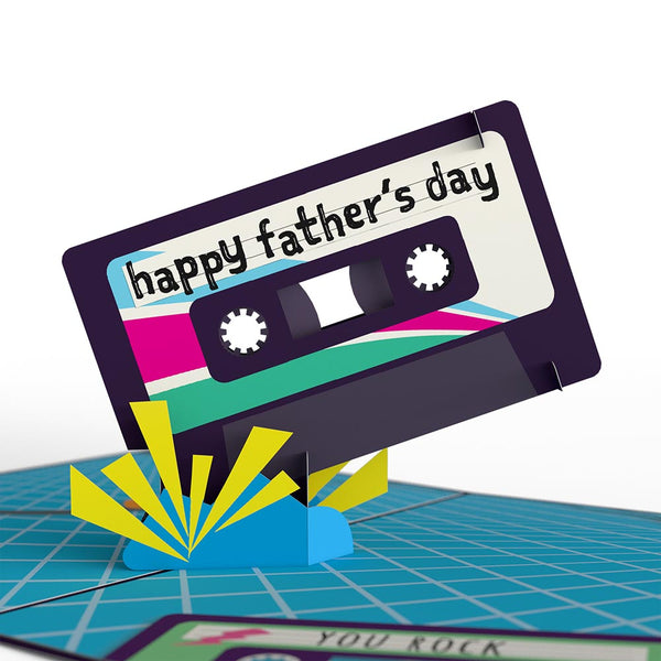 I Love Pop Rad Dad Father's Day Pop-Up Card
