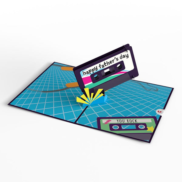 I Love Pop Rad Dad Father's Day Pop-Up Card