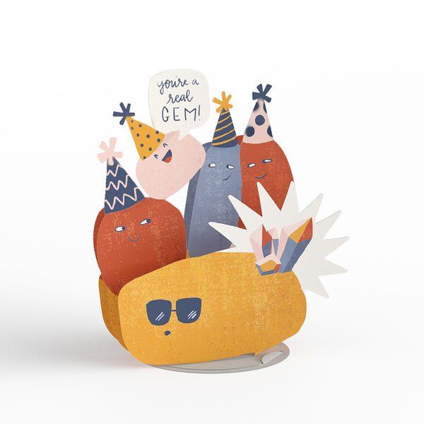 I Love Pop Rockbottom Birthday: PopPals™ Card