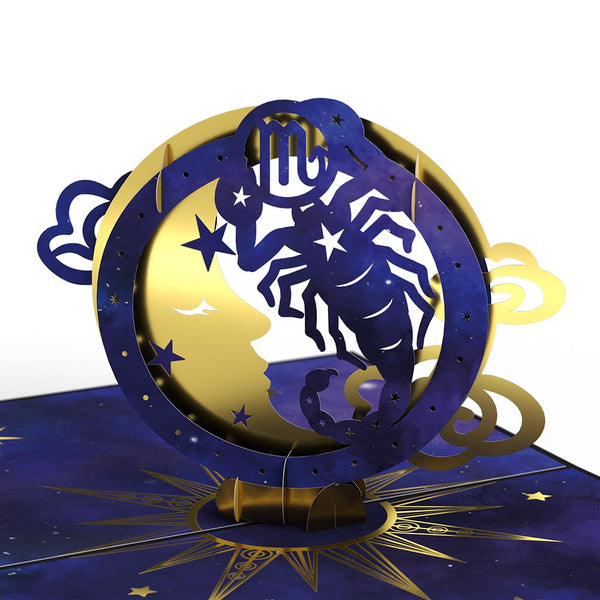 I Love Pop Scorpio Zodiac Birthday Pop-Up Card