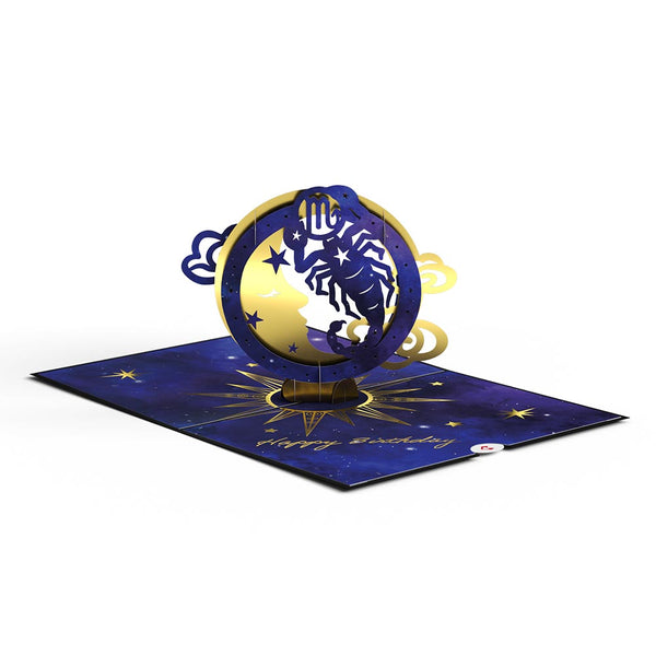 I Love Pop Scorpio Zodiac Birthday Pop-Up Card