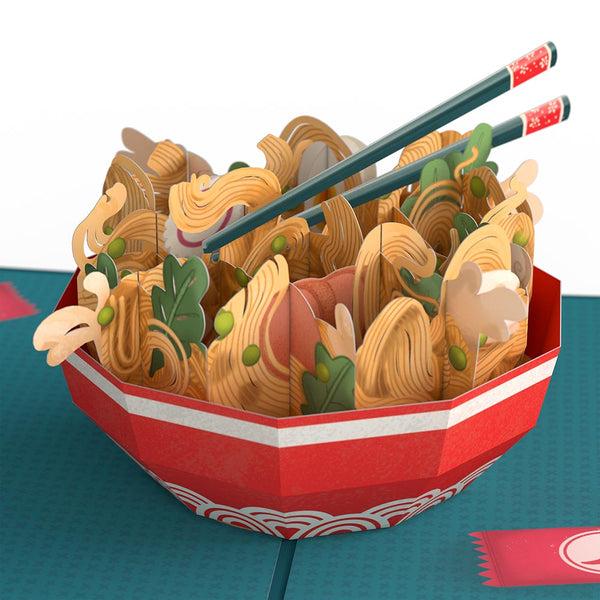 I Love Pop Send Noods Spicy Pop-Up Card