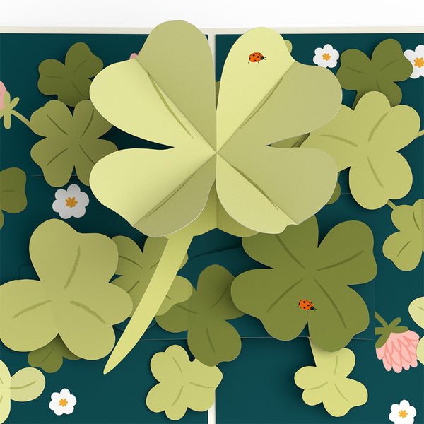 I Love Pop Shamrock Fields Pop-Up Card