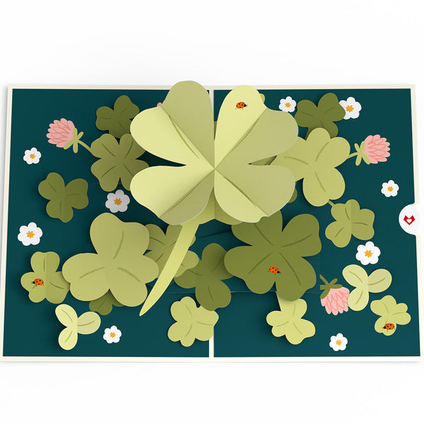 I Love Pop Shamrock Fields Pop-Up Card