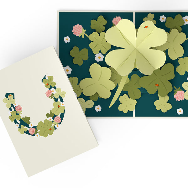 i love pop Shamrock Fields Pop-Up Card