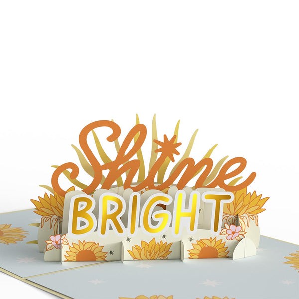 I Love Pop Shine Bright Pop-Up Card
