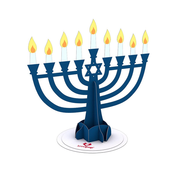 I Love Pop Stickerpop™: Hanukkah Menorah (1-Pack)