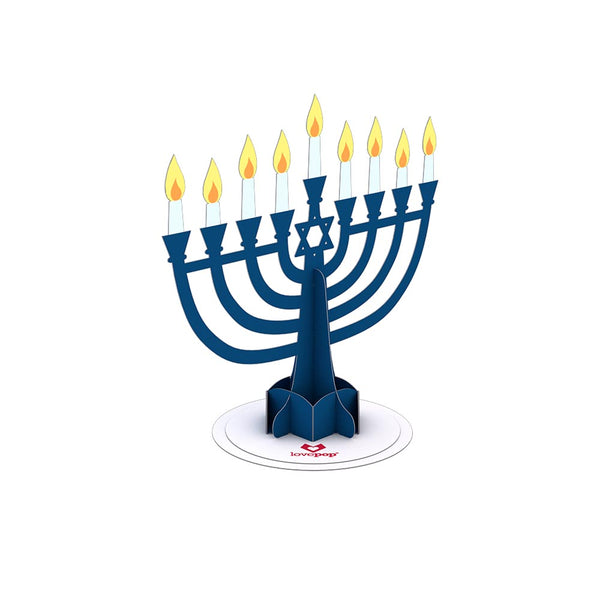 i love pop Stickerpop™: Hanukkah Menorah (1-Pack)