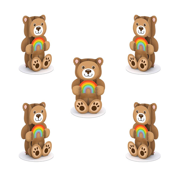 i love pop Stickerpop™: Rainbow Bear (5-Pack)