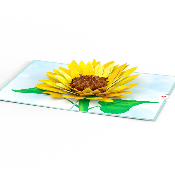 I Love Pop Sunflower Bloom Pop-Up Card