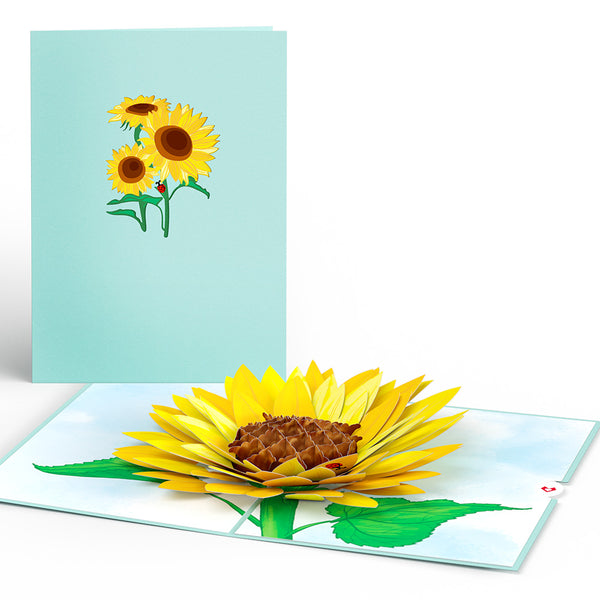 i love pop Sunflower Bloom Pop-Up Card