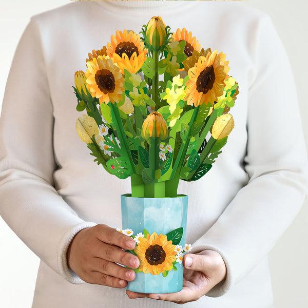 i love pop Sunflower Blooms Bouquet