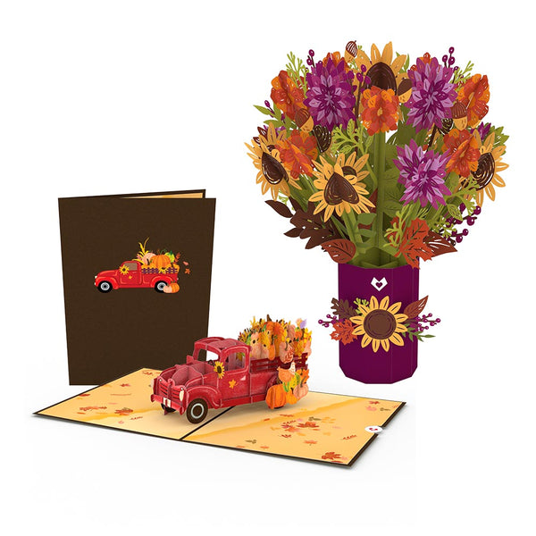 I Love Pop Sunflower & Fall Truck Bundle
