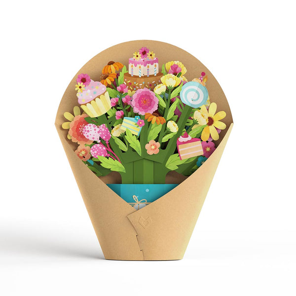 I Love Pop Sweet Birthday Wishes Bouquet