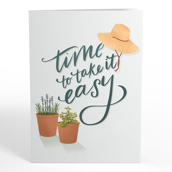 I Love Pop Take It Easy Retirement Pop-Up Card