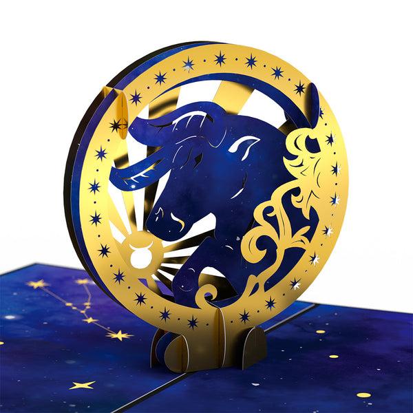 I Love Pop Taurus Zodiac Birthday Pop-Up Card