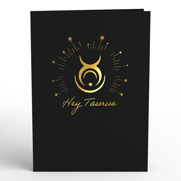 I Love Pop Taurus Zodiac Birthday Pop-Up Card