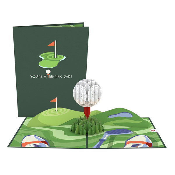 i love pop Tee-rific Dad Pop-Up Card