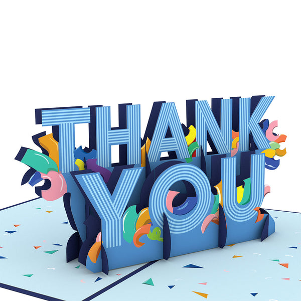 I Love Pop Thank You Confetti Pop-Up Card