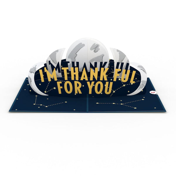I Love Pop Thank You Moon Phases Pop-Up Card
