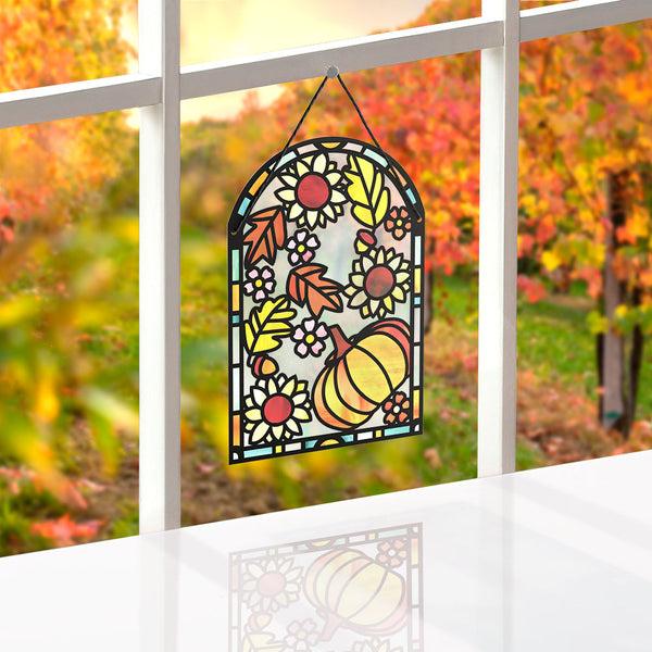 i love pop Thankful Harvest Suncatcher Card