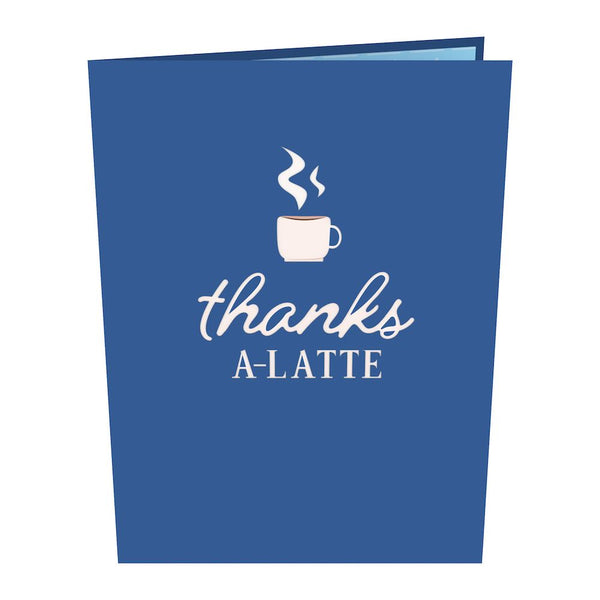 I Love Pop Thanks A Latte Pop-Up Card