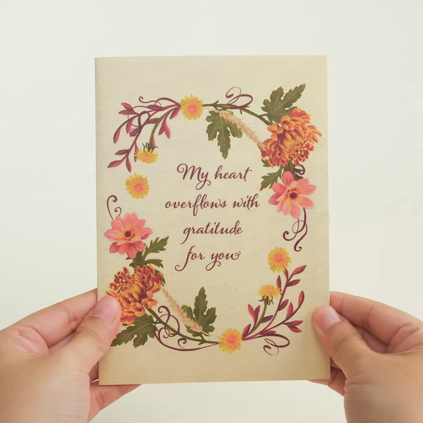 I Love Pop Thanksgiving Gratitude Pop-Up Card