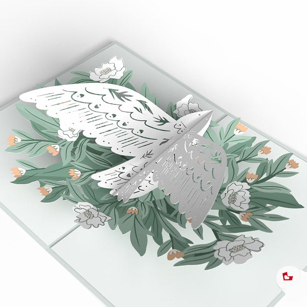 I Love Pop Thinking Of You Dove Pop-Up Card