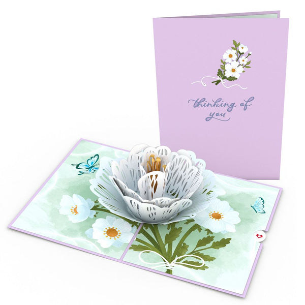 i love pop Thinking of You Flower Pop-Up Card