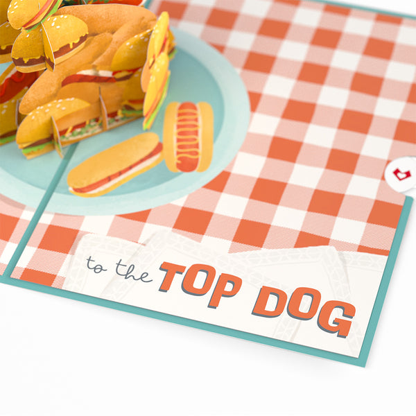 I Love Pop Top Dog Father’s Day Pop-Up Card