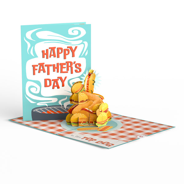 i love pop Top Dog Father’s Day Pop-Up Card