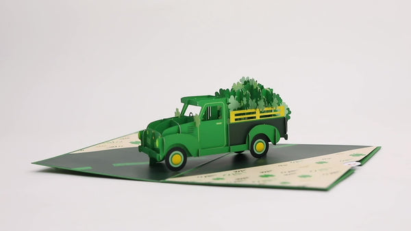 I Love Pop Truckloads Of Luck Pop-Up Card