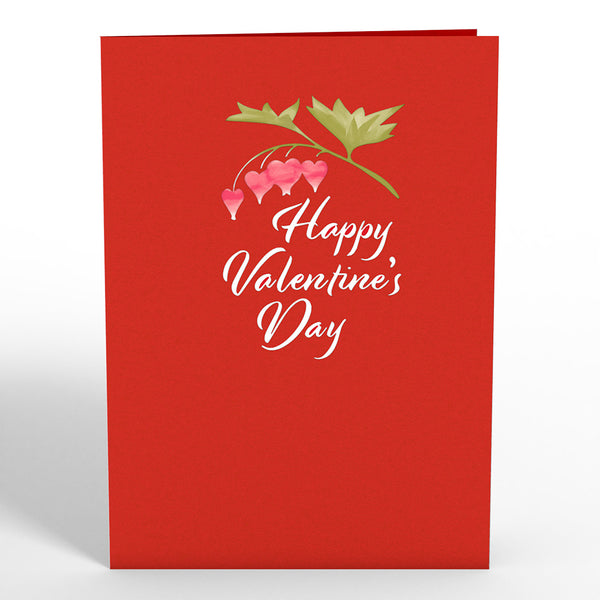 I Love Pop Valentine’s Day Hummingbird Pop-Up Card