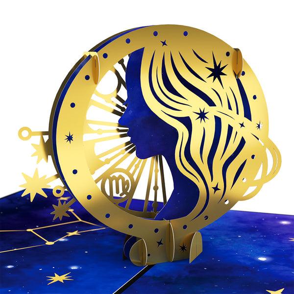 I Love Pop Virgo Zodiac Birthday Pop-Up Card