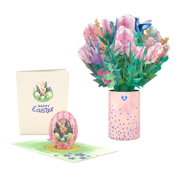 I Love Pop Watercolor Rose & Easter Egg Bundle