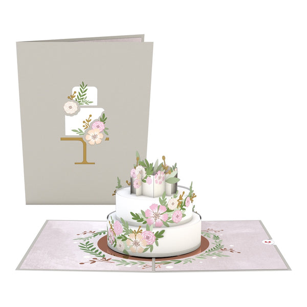 i love pop Wedding Cake Pop-Up Card