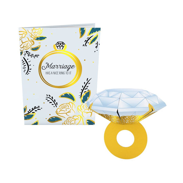 i love pop Wedding Card with Pop-Up Gift