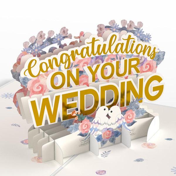 I Love Pop Wedding Congratulations Pop-Up Card