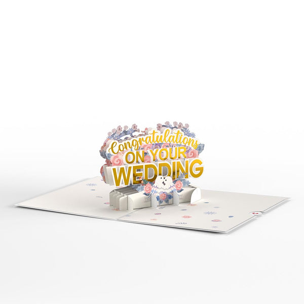 I Love Pop Wedding Congratulations Pop-Up Card