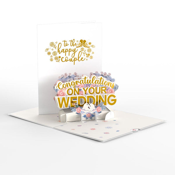 i love pop Wedding Congratulations Pop-Up Card